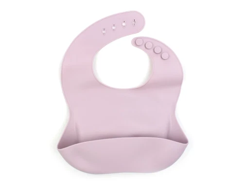 Mushie pale mauve hagesmæk silikone